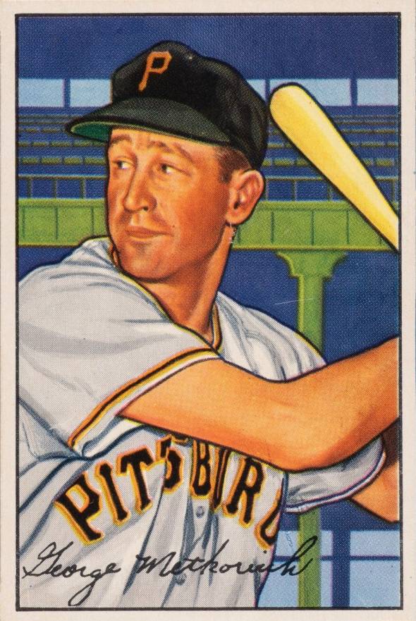 1952 Bowman George Metkovich #108 Baseball Card