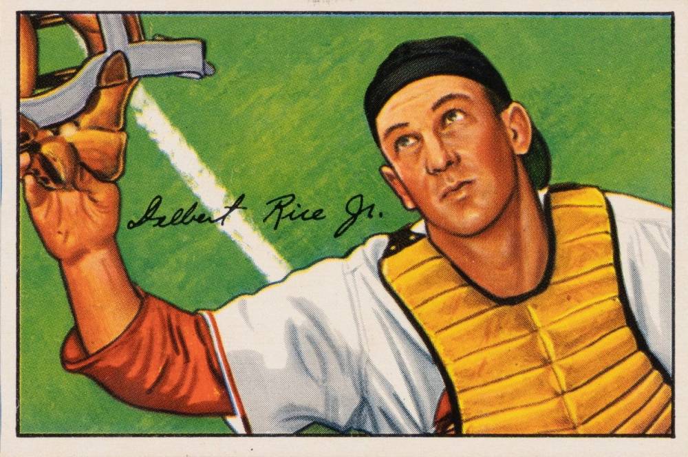 1952 Bowman Del Rice #107 Baseball Card