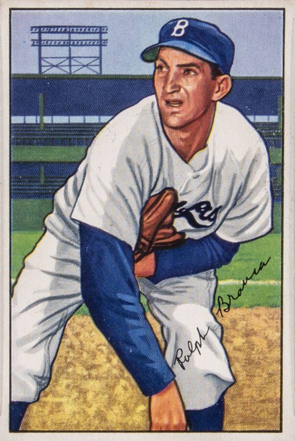1952 Bowman Ralph Branca #96 Baseball Card