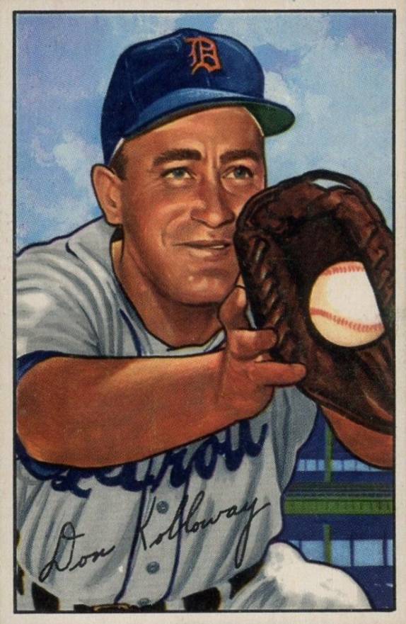 1952 Bowman Don Kolloway #91 Baseball Card