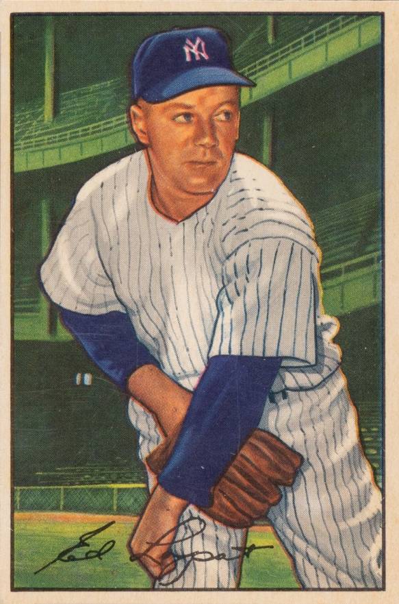 1952 Bowman Ed Lopat #17 Baseball Card