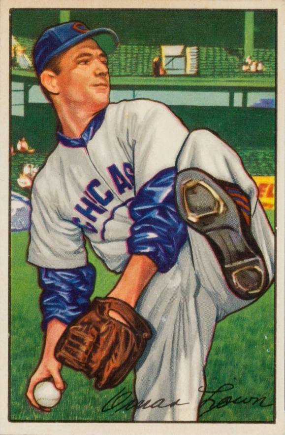 1952 Bowman Omar Lown #16 Baseball Card