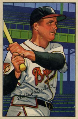 1952 Bowman Willard Marshall #97 Baseball Card