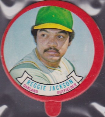 1973 Topps Candy Lids Reggie Jackson # Baseball Card