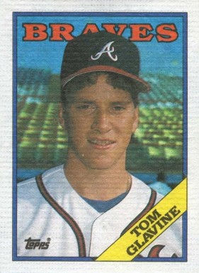 1988 Topps Cloth Experimental Tom Glavine # Baseball Card