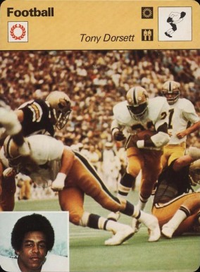 1977 Sportscaster Tony Dorsett #10-24 Football Card