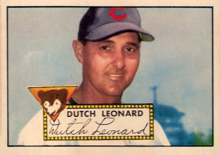 1952 Topps Dutch Leonard #110 Baseball Card