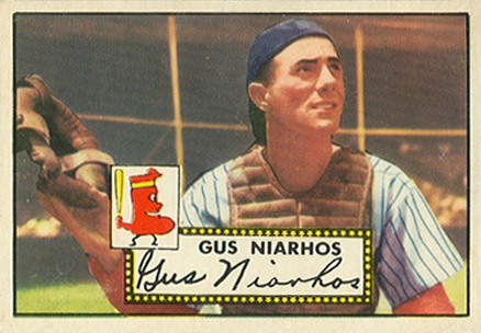 1952 Topps Gus Niarhos #121 Baseball Card