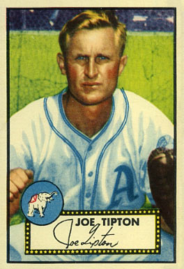 1952 Topps Joe Tipton #134 Baseball Card
