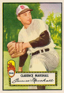 1952 Topps Clarence Marshall #174 Baseball Card