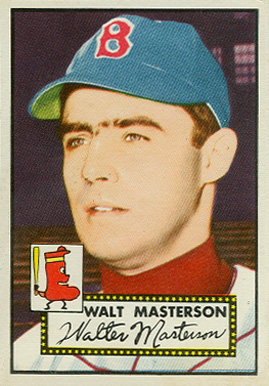 1952 Topps Walt Masterson #186 Baseball Card