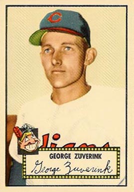 1952 Topps George Zuverink #199 Baseball Card