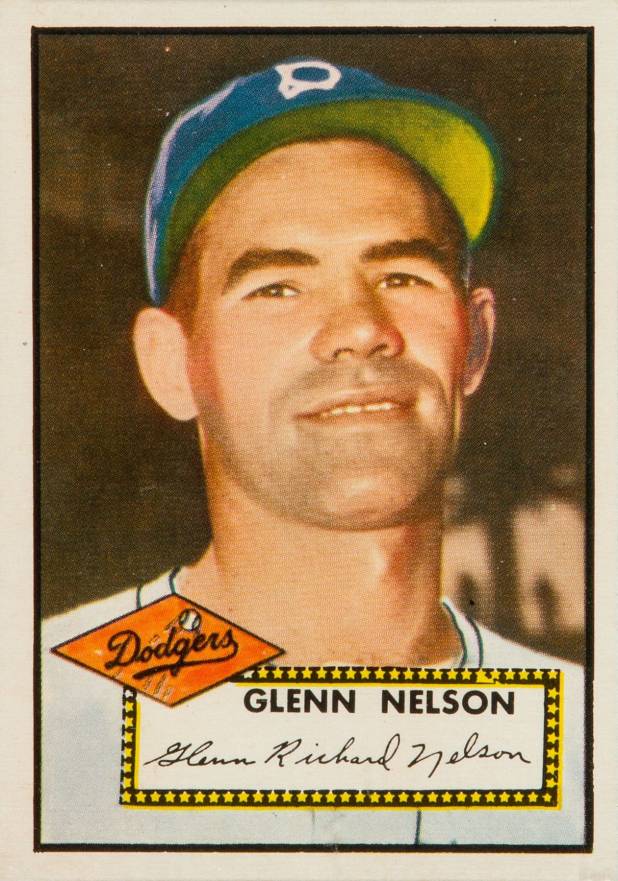 1952 Topps Glenn Nelson #390 Baseball Card