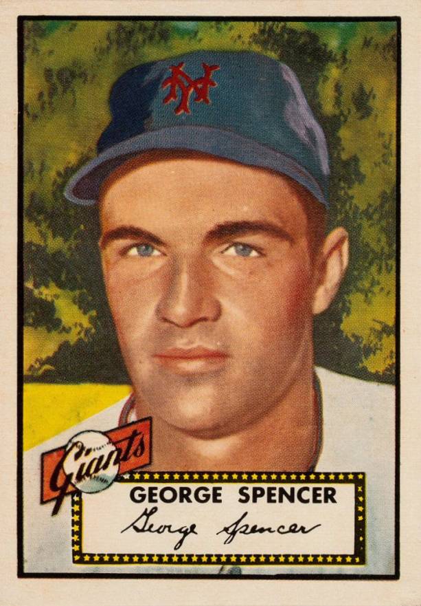 1952 Topps George Spencer #346 Baseball Card