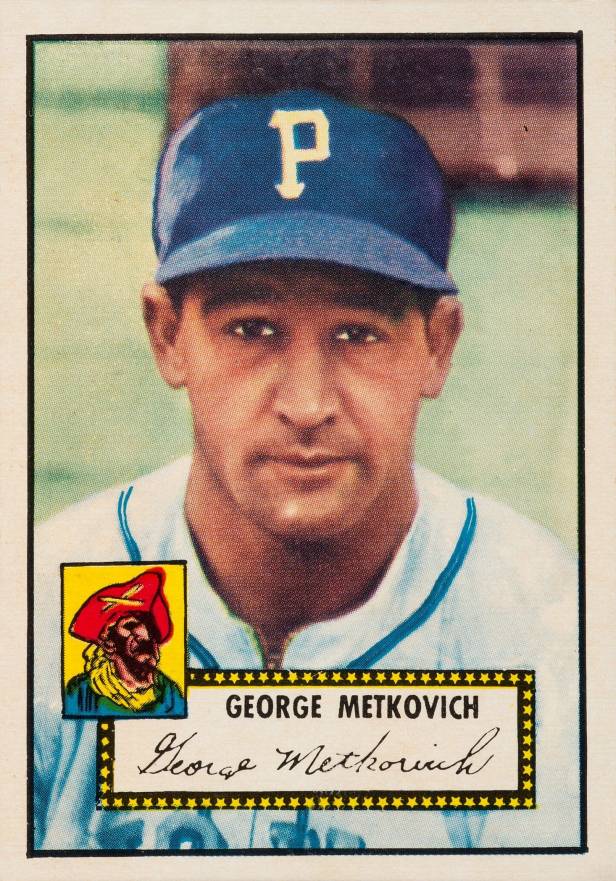 1952 Topps George Metkovich #310 Baseball Card