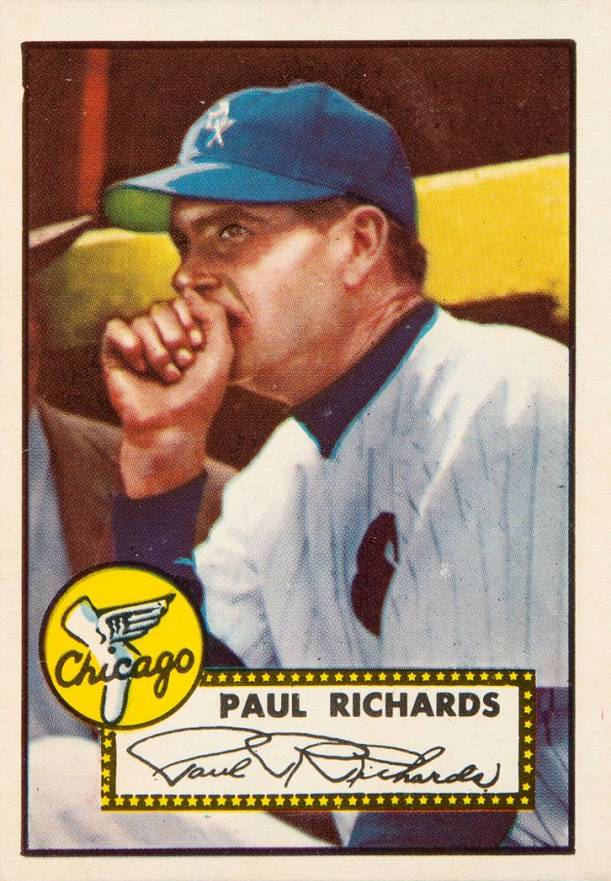 1952 Topps Paul Richards #305 Baseball Card