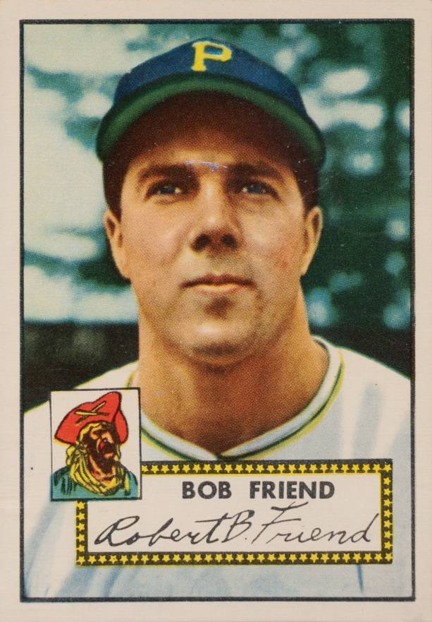 1952 Topps Bob Friend #233 Baseball Card