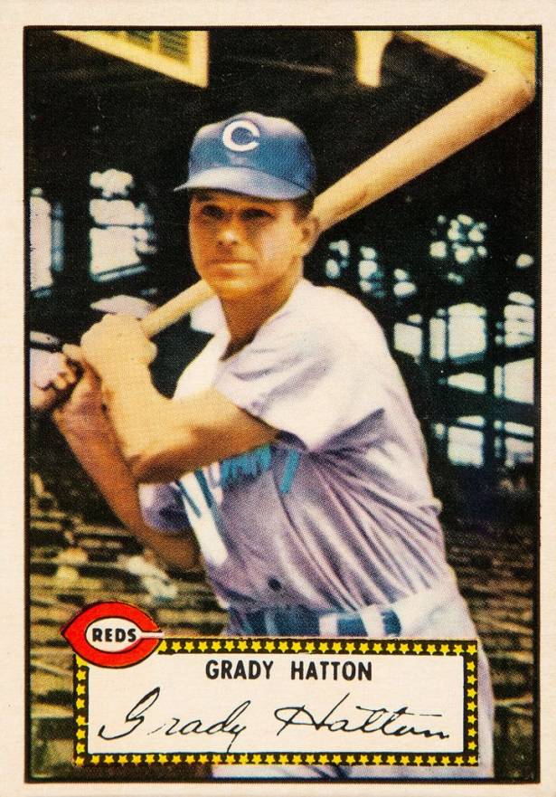 1952 Topps Grady Hatton #6 Baseball Card
