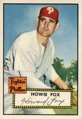 1952 Topps Howie Fox #209 Baseball Card