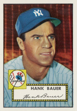 1952 Topps Hank Bauer #215 Baseball Card