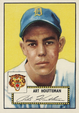 1952 Topps Art Houtteman #238 Baseball Card
