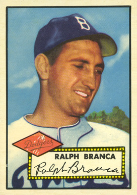 1952 Topps Ralph Branca #274 Baseball Card - 68793