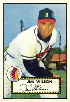 1952 Topps Jim Wilson #276 Baseball Card