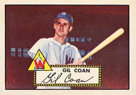 1952 Topps Gil Coan #291 Baseball Card