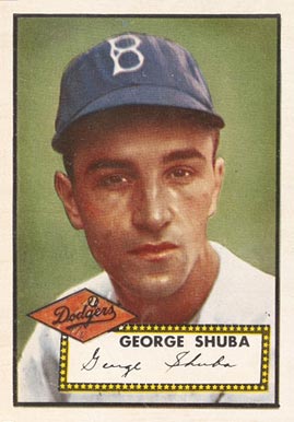 1952 Topps George Shuba #326 Baseball Card