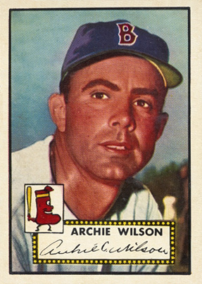 1952 Topps Archie Wilson #327 Baseball Card