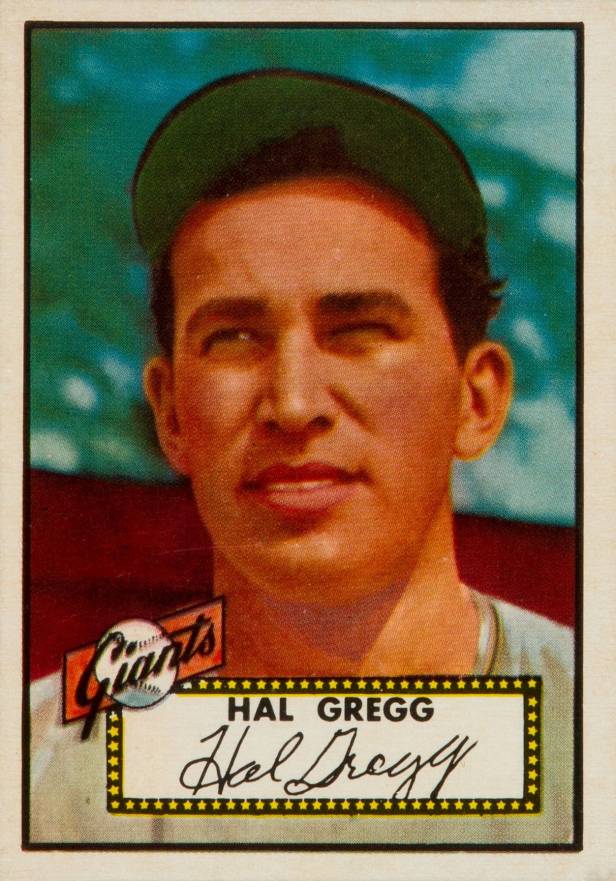 1952 Topps Hal Gregg #318 Baseball Card