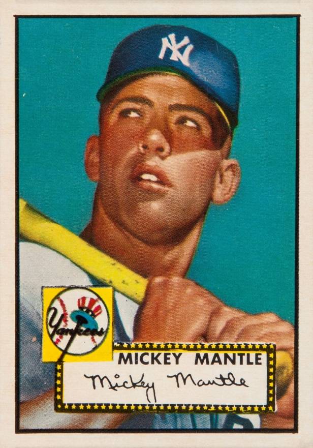 1952 Topps Mickey Mantle #311 Baseball Card