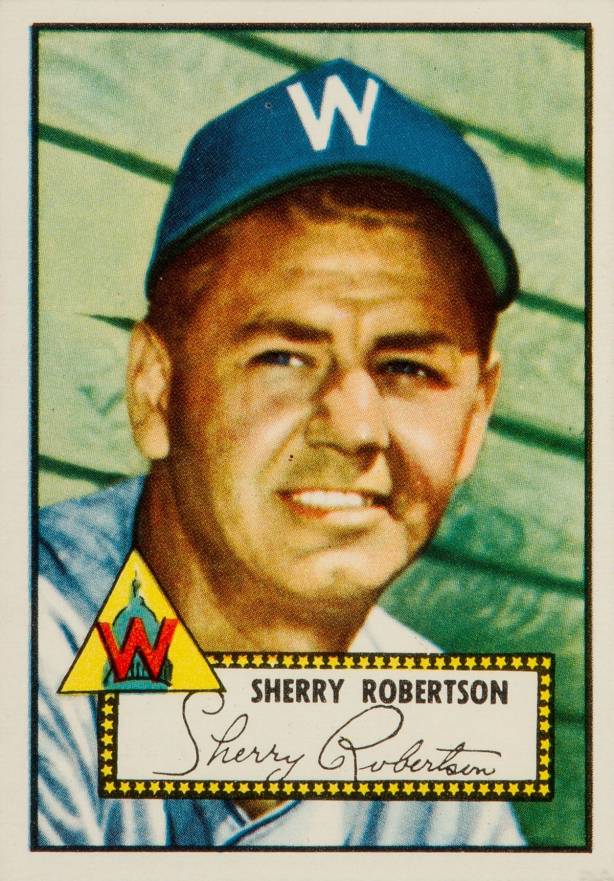 1952 Topps Sherry Robertson #245 Baseball Card