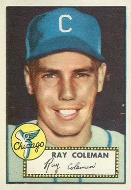 1952 Topps Ray Coleman #211 Baseball Card