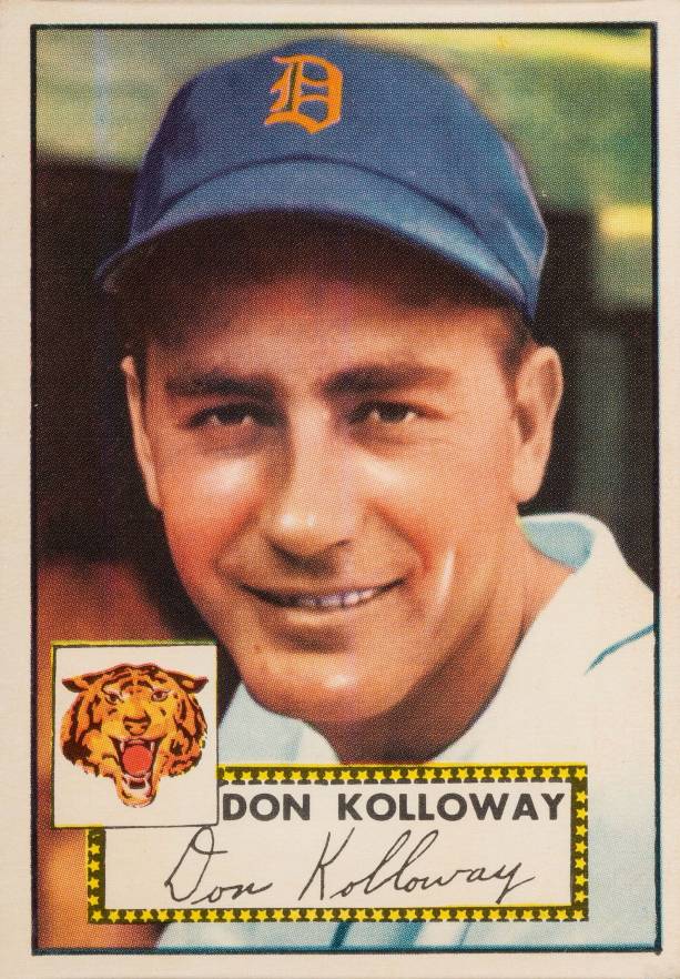 1952 Topps Don Kolloway #104 Baseball Card