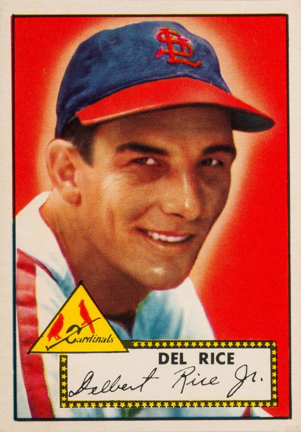 1952 Topps Del Rice #100 Baseball Card
