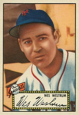 1952 Topps Wes Westrum #75 Baseball Card