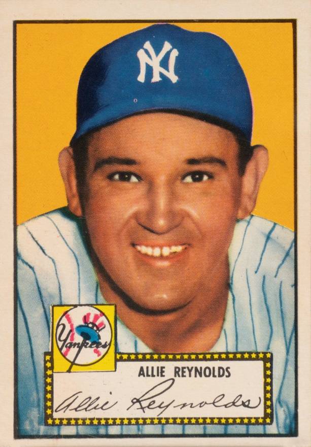 1952 Topps Allie Reynolds #67 Baseball Card