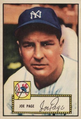 1952 Topps Joe Page #48 Baseball Card
