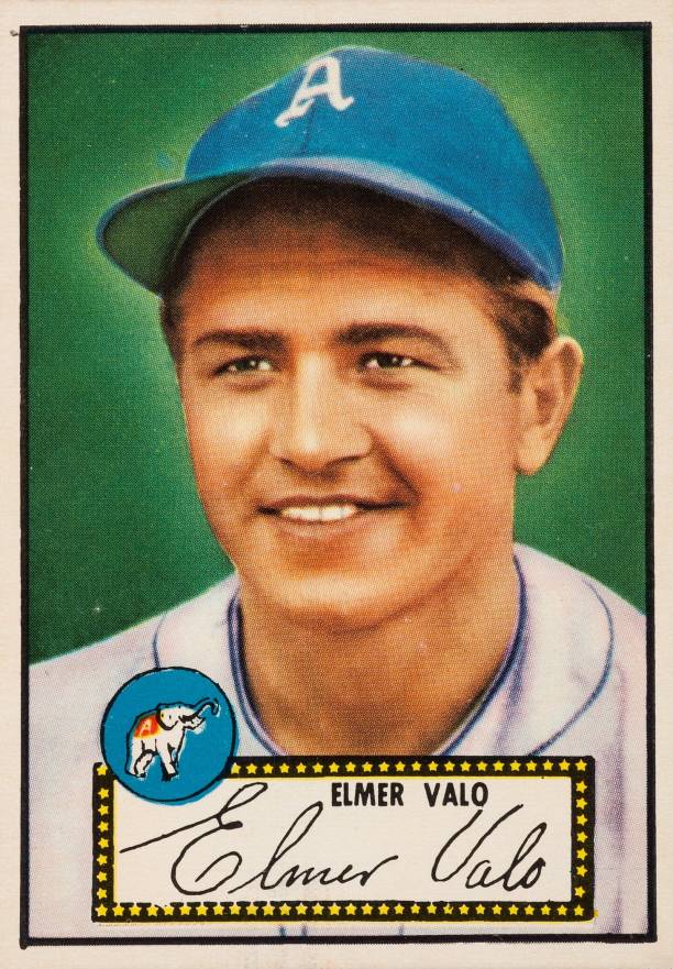 1952 Topps Elmer Valo #34 Baseball Card