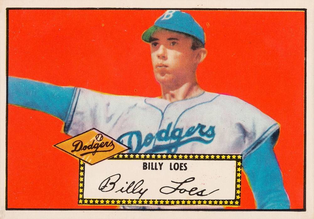 1952 Topps Billy Loes #20 Baseball Card