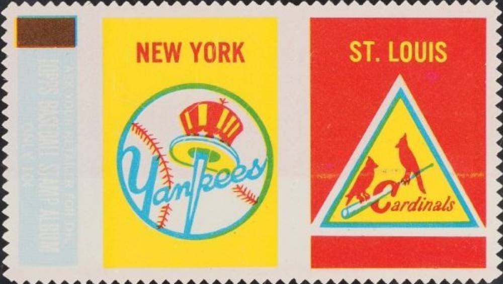 1962 Topps Stamp Panels Yankees/Cardinals # Baseball Card