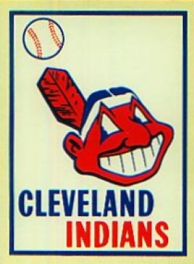 1960 Fleer Team Logo Decals Cleveland Indians # Baseball Card