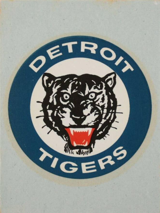 1960 Fleer Team Logo Decals Detroit Tigers # Baseball Card