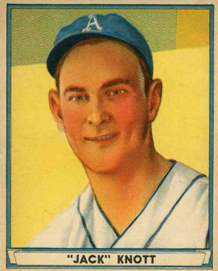 1941 Play Ball "Jack" Knott #68 Baseball Card