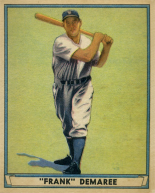 1941 Play Ball "Frank" Demaree #58 Baseball Card