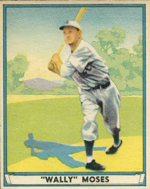 1941 Play Ball "Wally" Moses #42 Baseball Card