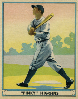 1941 Play Ball Pinky Higgins #35 Baseball Card