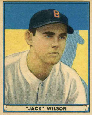 1941 Play Ball Jack Wilson #29 Baseball Card
