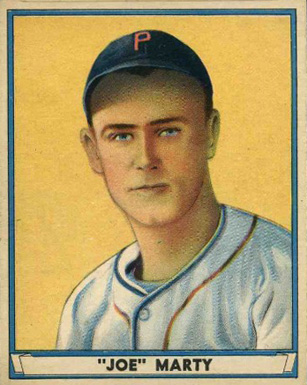 1941 Play Ball "Joe" Marty #28 Baseball Card